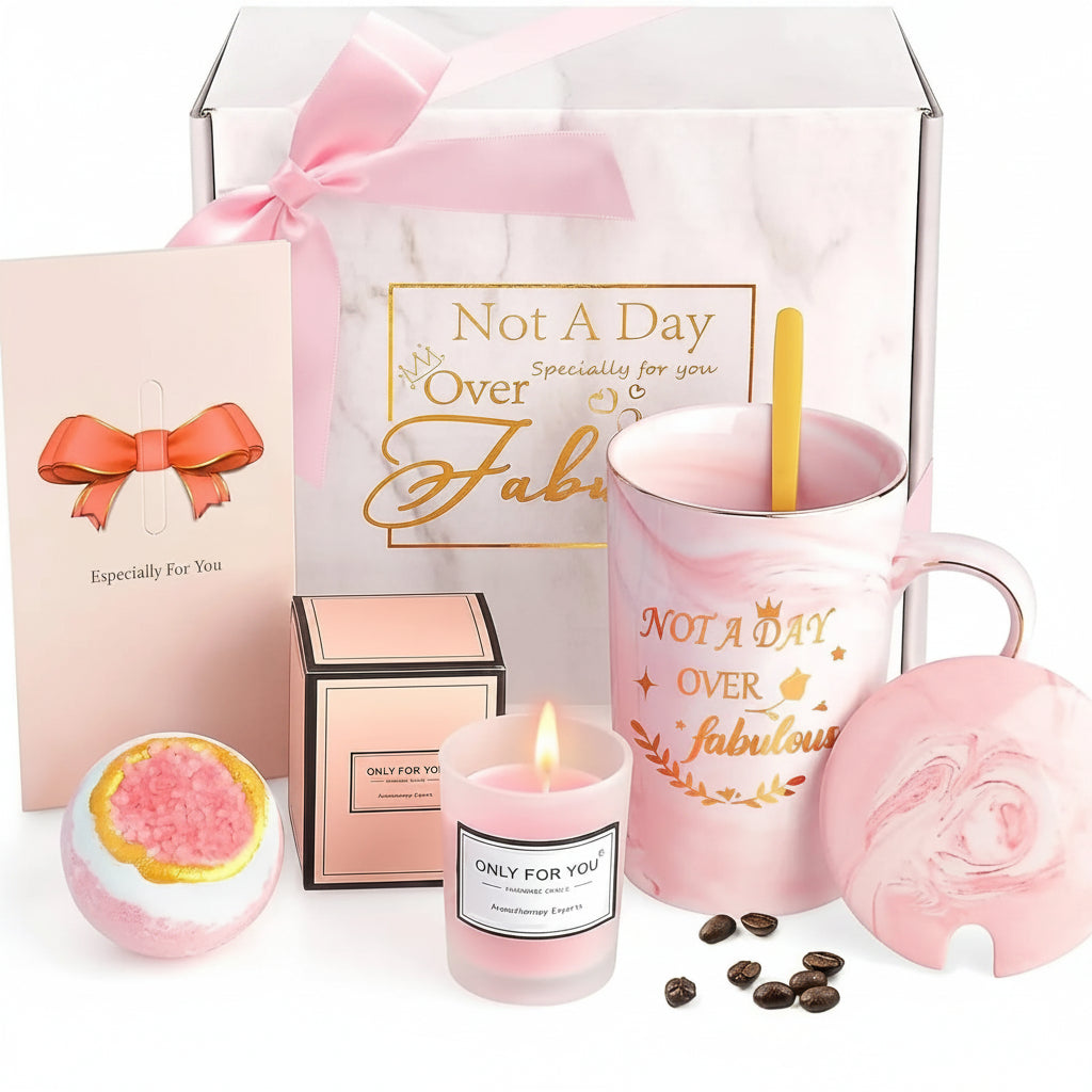 Rememberme Mug Sets Christmas Gifts for Women, Birthday Gifts for Mom, Wife, Her, Girlfriend, Sister, Bestie - Self Care Spa Gift Baskets for Women, Best Friends, Teacher, Employee Appreciation, Anniversary Gifts Body Care,Coffee, Cosmetic, Skin Repair