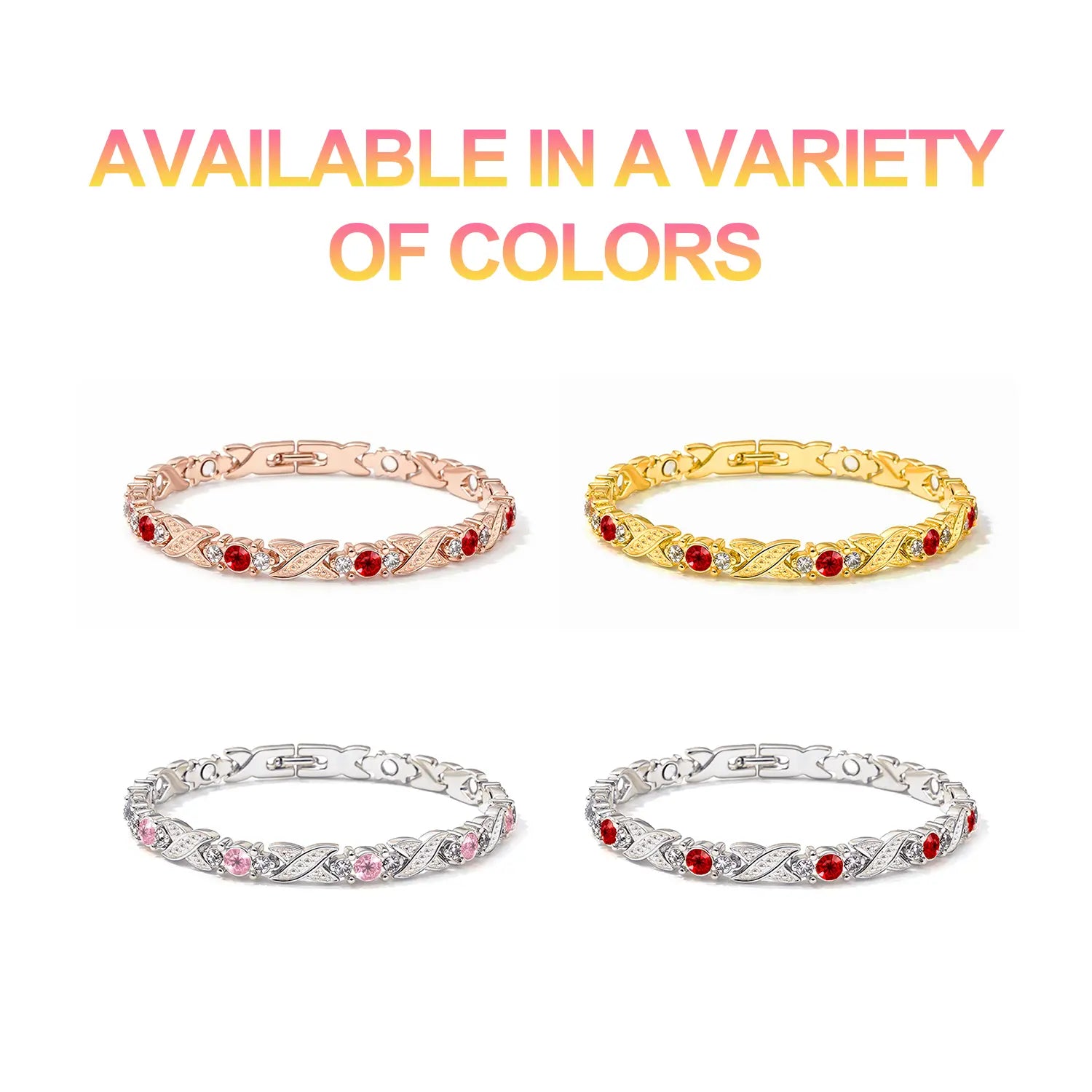 Energy Magnet Bracelets for Women — Women'S Magnetic Therapy Bangle with Adjustable Wristband —Healing Jewelry- Modern & Stylish Metal Bracelet -Bracelet for Men— Luck Bracelet-Mother'S Day -Giftfree Shipping Only