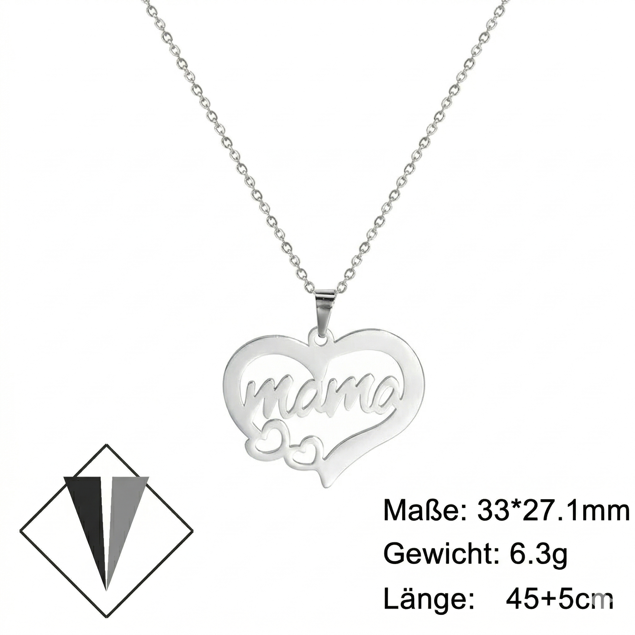 Halskette zum Muttertag mit Mama-Schriftzug 💖