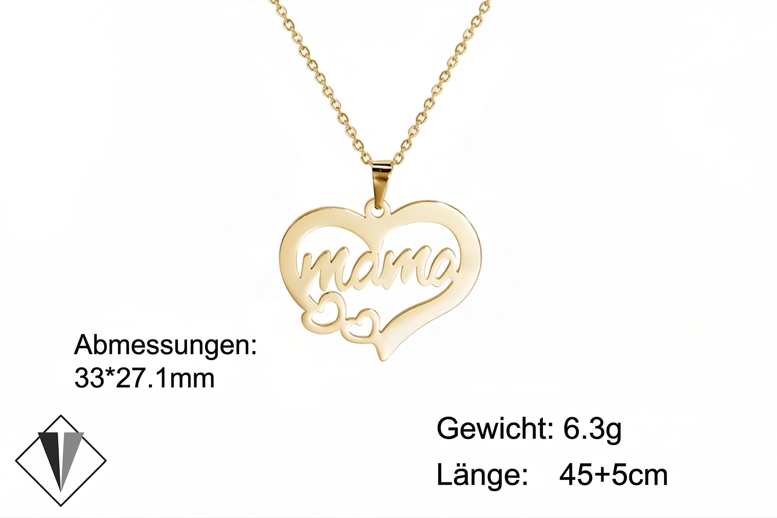 Halskette zum Muttertag mit Mama-Schriftzug 💖