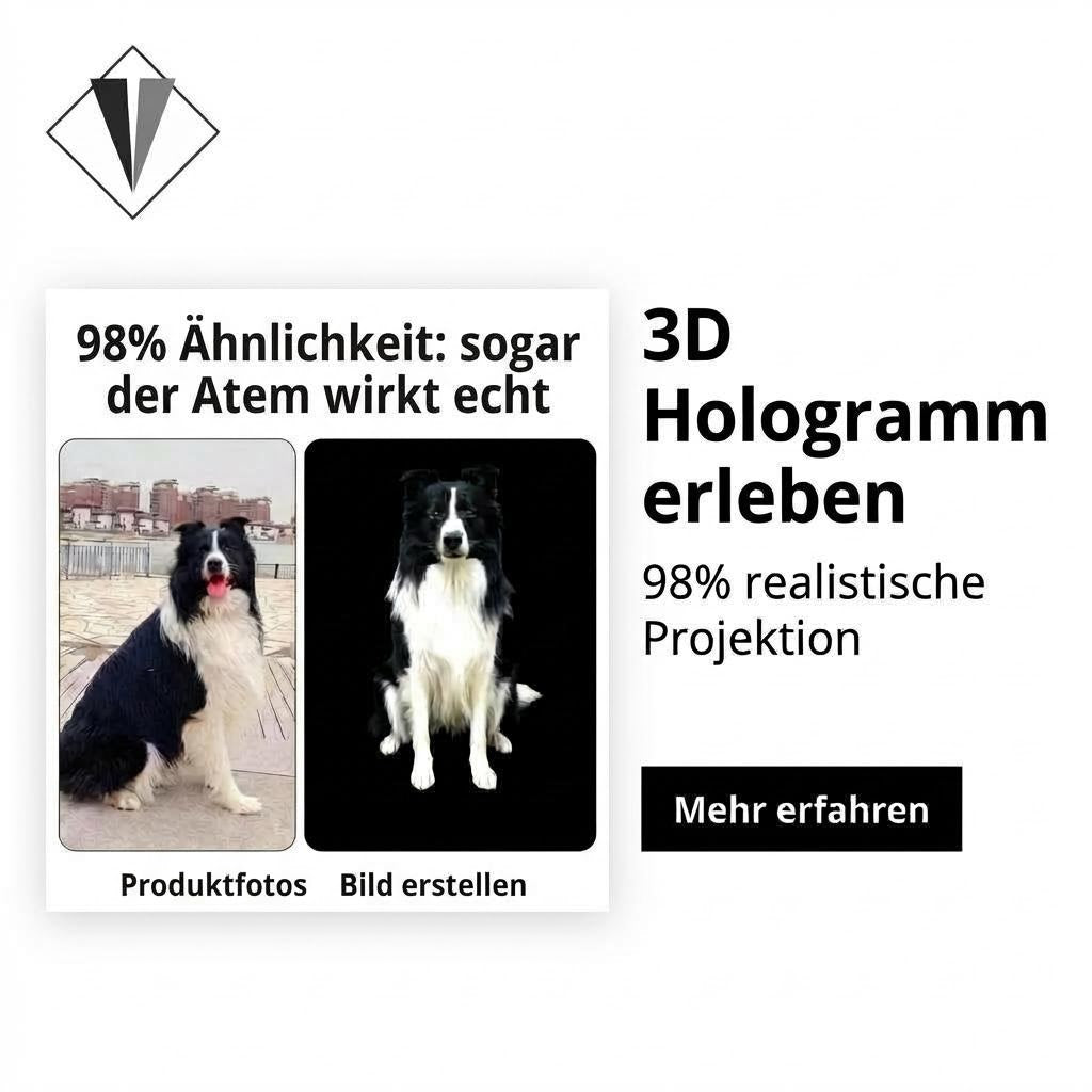 3D Hologramm Haustier Erinnerungsbox✨🐾