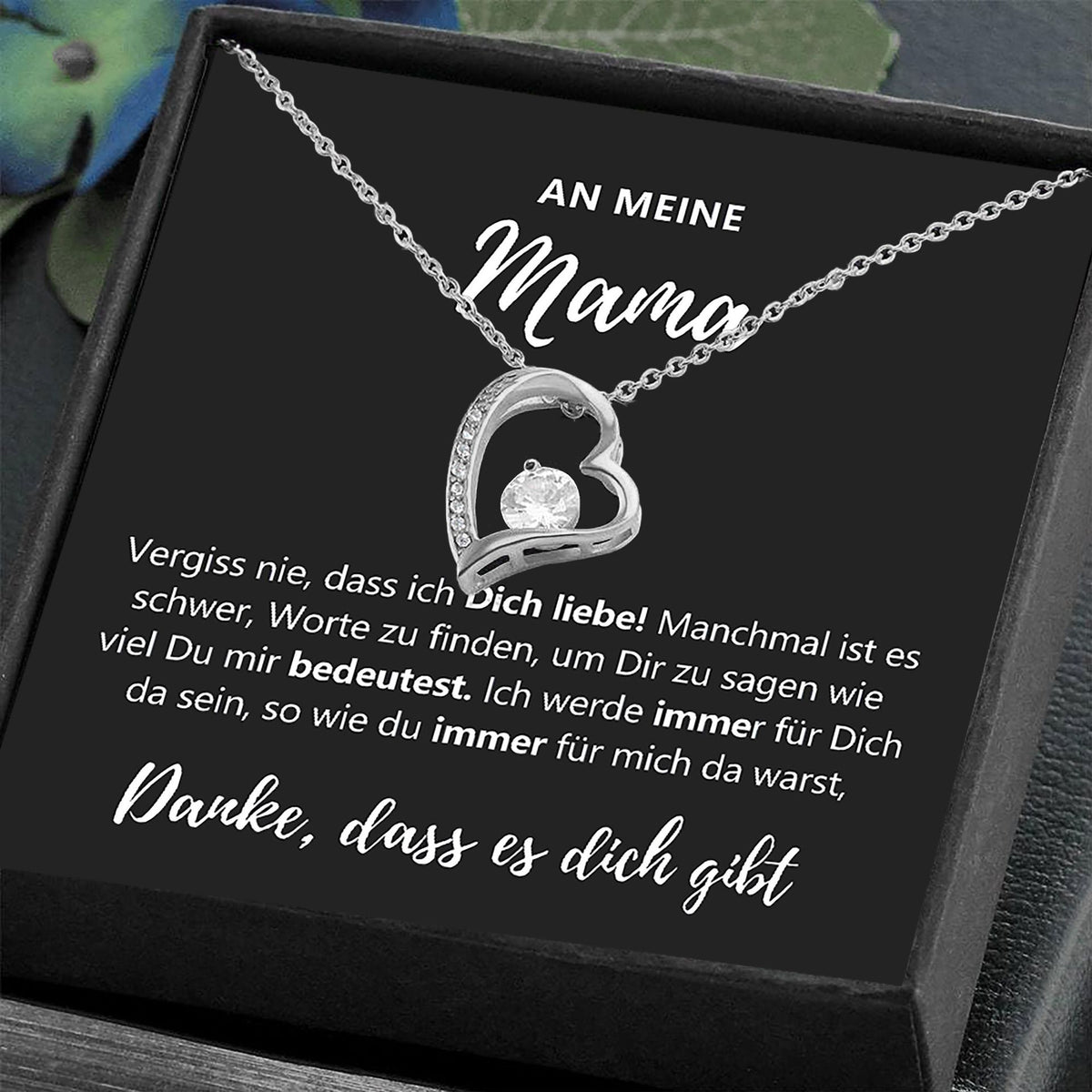 Herz Halskette für Mama 💖