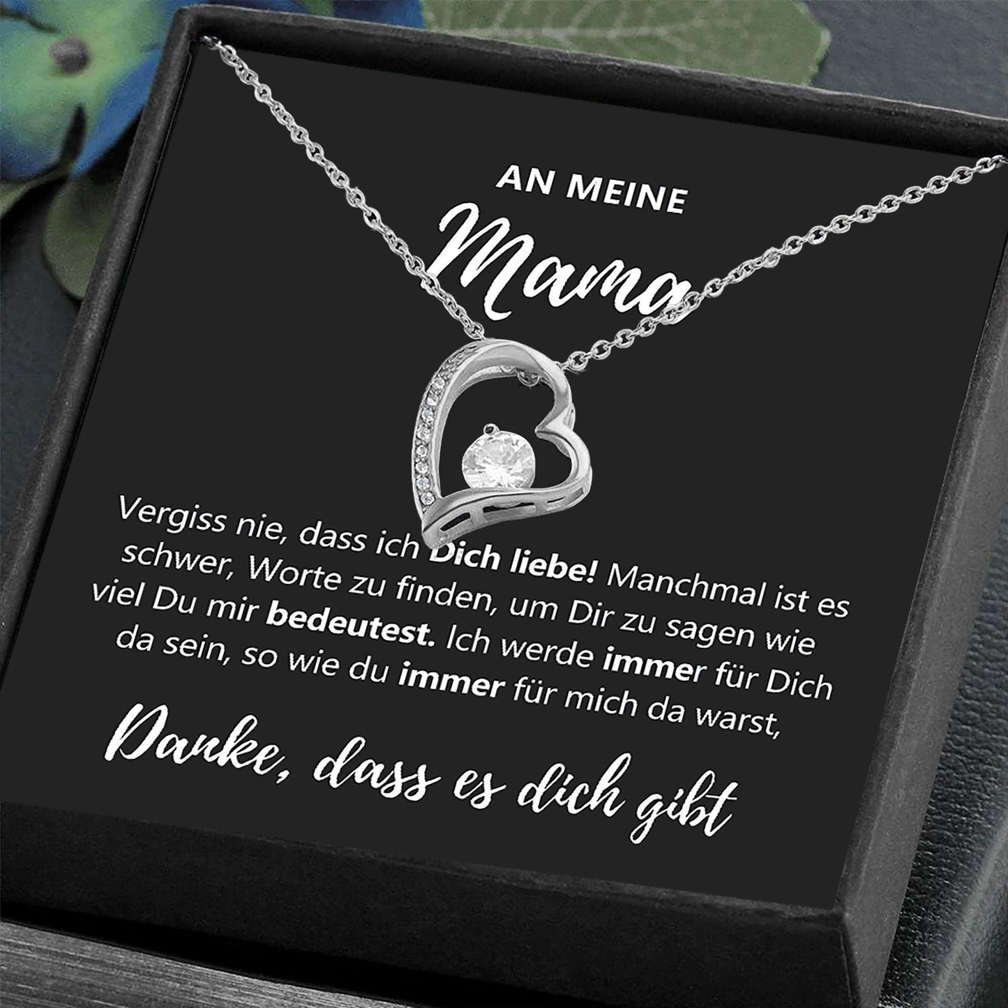 Herz Halskette für Mama 💖