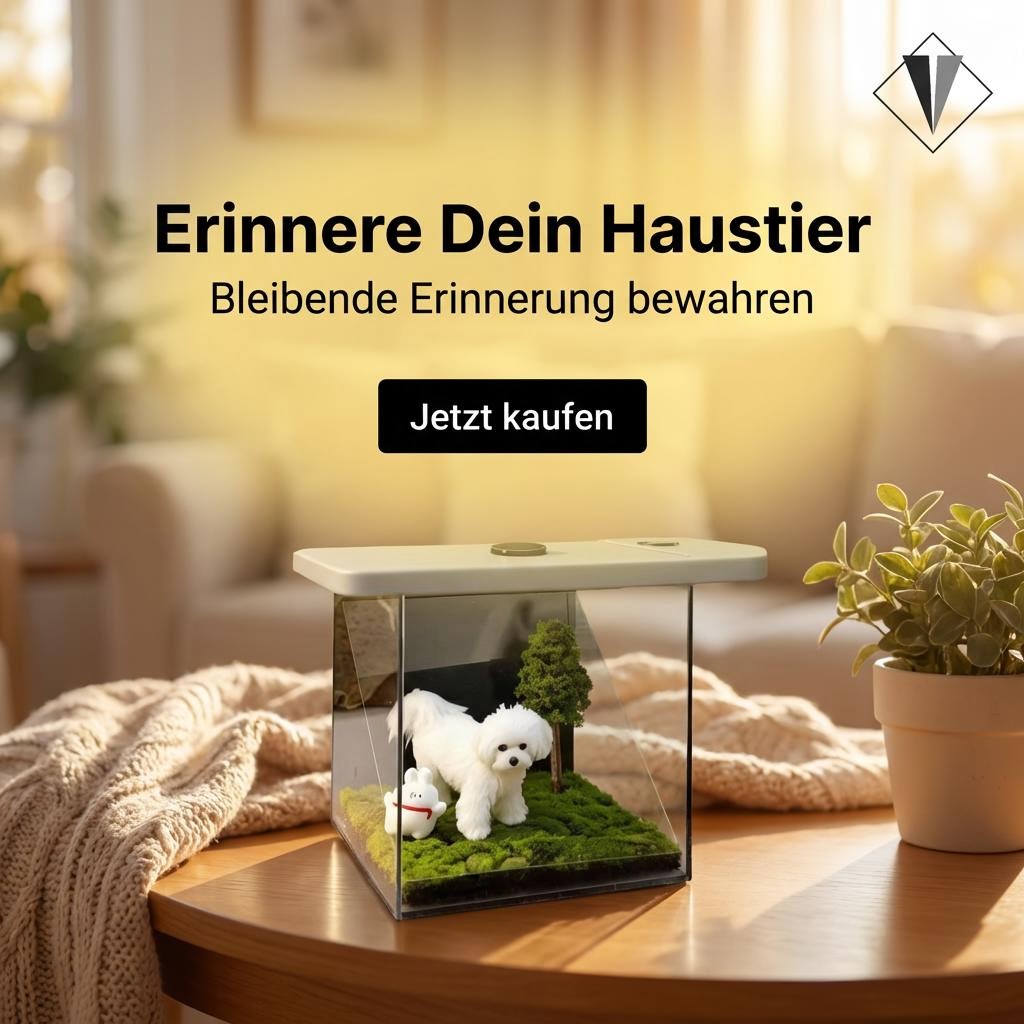 3D Hologramm Haustier Erinnerungsbox✨🐾